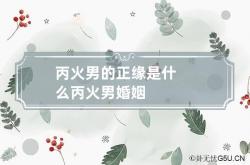 丙火男的正缘是什么 丙火男婚姻,丙火男的爱情