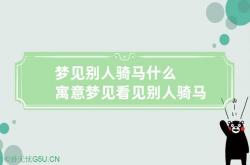 梦见别人骑马什么寓意 梦见看见别人骑马是什么意思,梦见别人骑马好不好