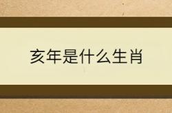  亥年是什么生肖 ,属虎2022年几月出生好