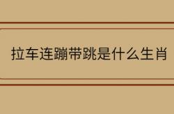  拉车连蹦带跳是什么生肖 ,什么拉车连蹦带跳十二生肖