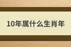  10年属什么生肖年 