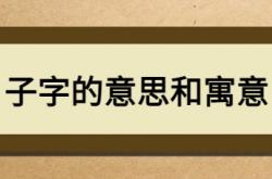  子字的意思和寓意 ,子的最佳配字