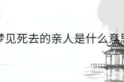  梦见死去的亲人是什么意思 ,梦见死去的亲人是什么意思周公解梦