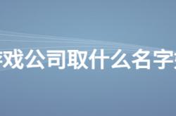  游戏公司取什么名字好 ,游戏公司取什么名字好一点