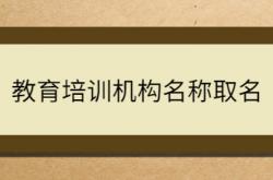  教育培训机构名称取名 ,研学公司取名字参考大全