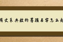  有文采典故的男孩名字怎么起 ,有文采典故的男孩名字怎么起的