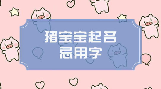 猪年生宝宝起名用什么名字