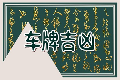 纯数字车牌号的价值 招财车牌数字尾号