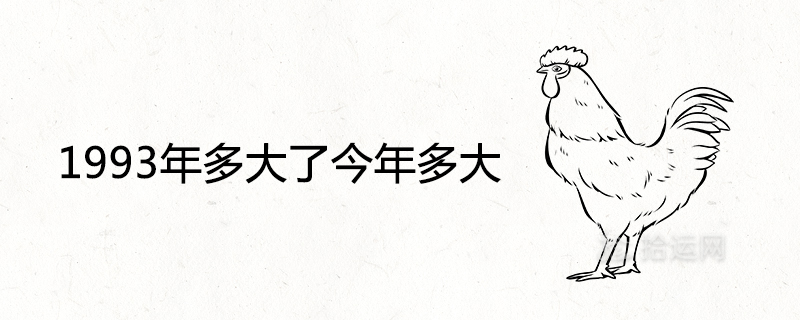 1993年多大了今年多大了