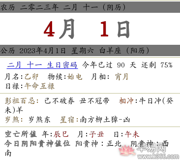 2023年农历闰二月十一老黄历宜忌事项是什么