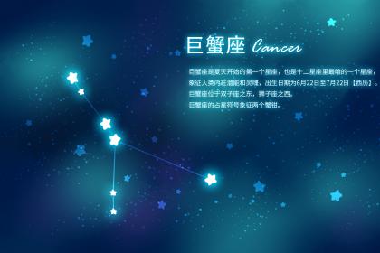 阳历生日6月30日是什么星座