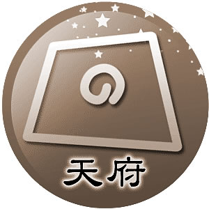 天府星坐守十二宫：命宫