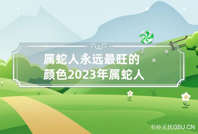 属蛇人永远最旺的颜色 2023年属蛇人永远最旺的颜色