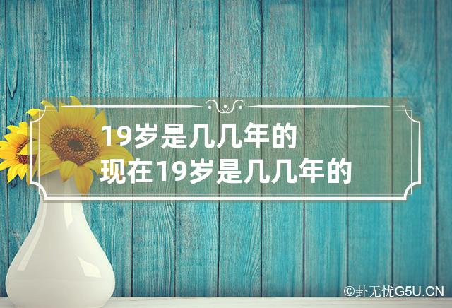 19岁是几几年的 现在19岁是几几年的