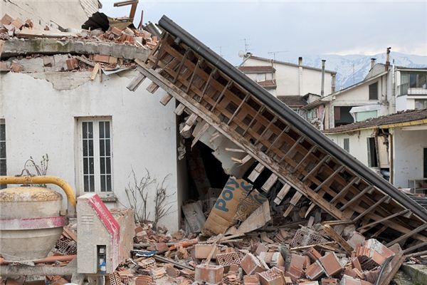 梦见大地震