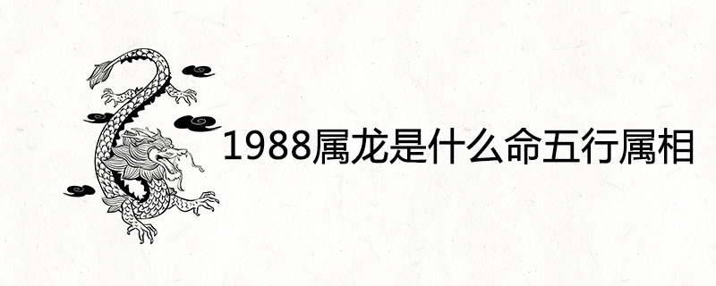 1988属龙是什么命五行属相