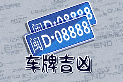 车牌1至9数字暗语 1到9数字代表意思