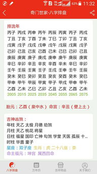 元亨利贞四柱八字排盘详解析