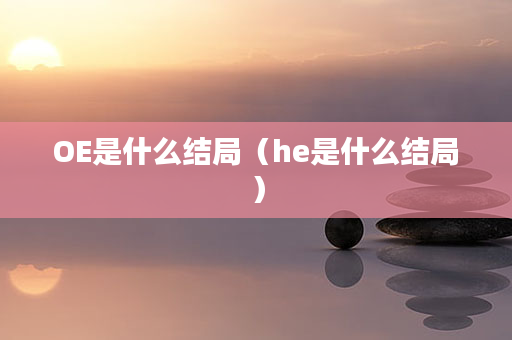 OE是什么结局（he是什么结局）