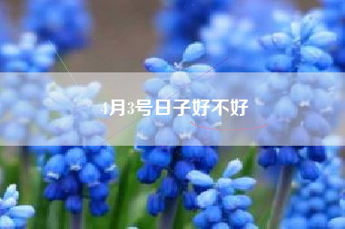 4月3号日子好不好