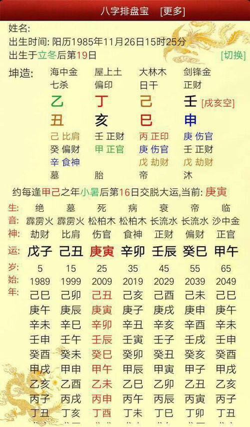 戊子什么意思 小运戊子什么意思