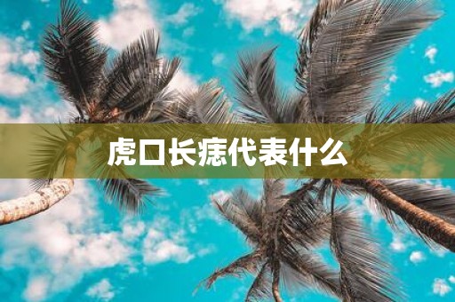 虎口长痣代表什么