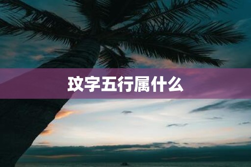 玟字五行属什么