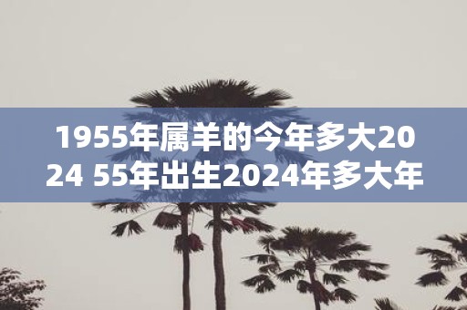 1955年属羊的今年多大2024 55年出生2024年多大年龄