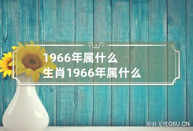 1966年属什么生肖 1966年属什么生肖 今年多大了