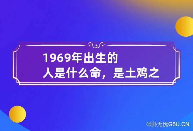 1969年出生的人是什么命，是土鸡之命 生在1969年的鸡什么命